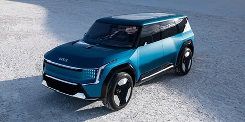 Image for Kia EV9 is scheduled to hit the road in the UK at the end of 2023